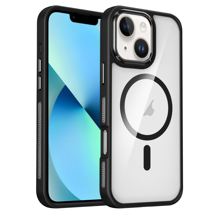 Breathable Skin Feel Transparent MagSafe Magnetic Phone Case, For iPhone 15 Plus / 14 Plus, For iPhone 14 / 13, For iPhone 15, For iPhone 13 Pro, For iPhone 12 Pro Max