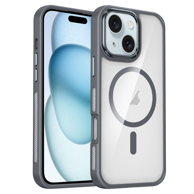 Breathable Skin Feel Transparent MagSafe Magnetic Phone Case, For iPhone 15 Plus / 14 Plus, For iPhone 14 / 13, For iPhone 15, For iPhone 13 Pro, For iPhone 12 Pro Max