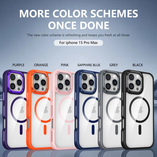 Breathable Skin Feel Transparent MagSafe Magnetic Phone Case, For iPhone 15 Plus / 14 Plus, For iPhone 14 / 13, For iPhone 15, For iPhone 13 Pro, For iPhone 12 Pro Max