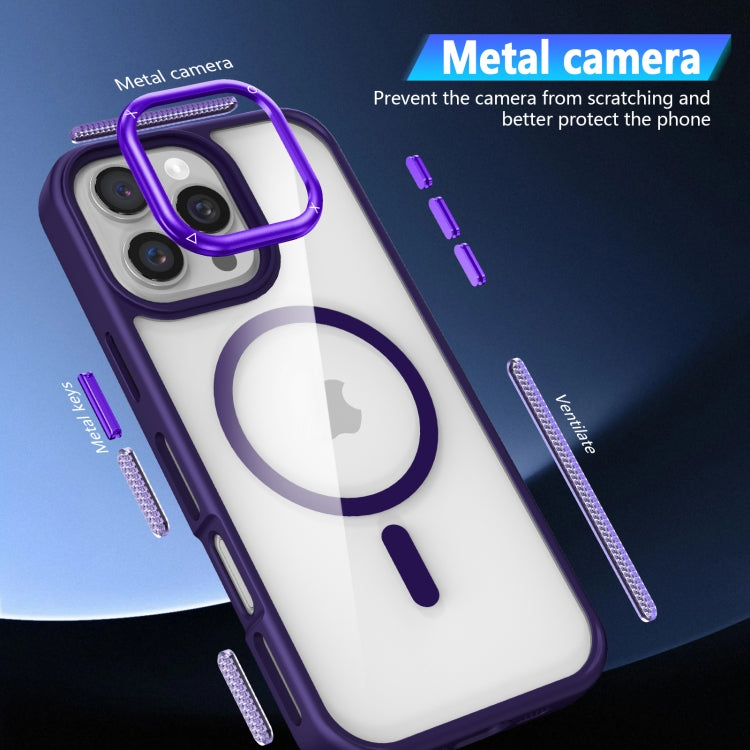 Breathable Skin Feel Transparent MagSafe Magnetic Phone Case, For iPhone 16 Pro Max, For iPhone 16 Pro, For iPhone 14 Pro Max