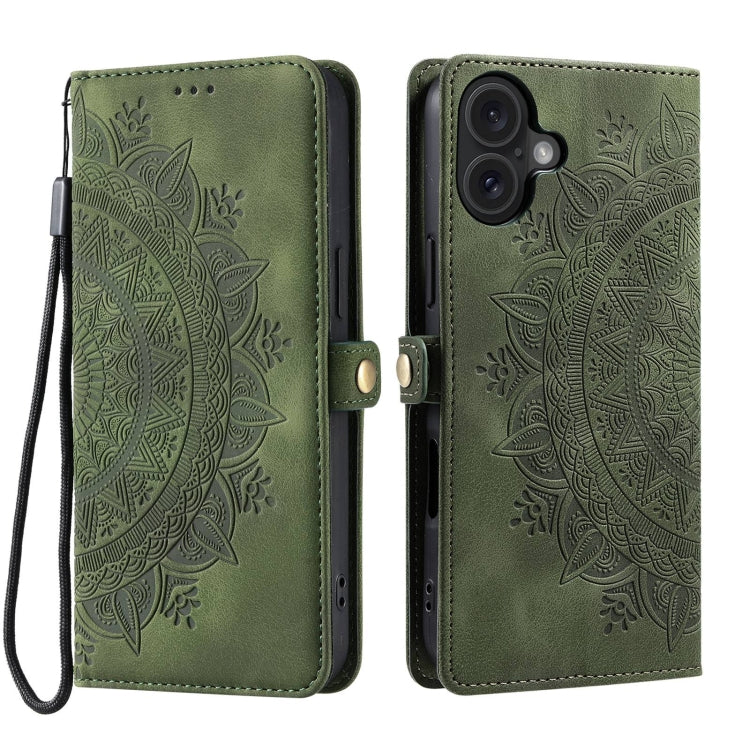 Skin Feel Totem Embossed Leather Phone Case, For iPhone 16 Plus, For iPhone 15, For iPhone 7 / 8 / SE 2022, For iPhone 13 Pro, For iPhone 12 Pro Max, For iPhone 11