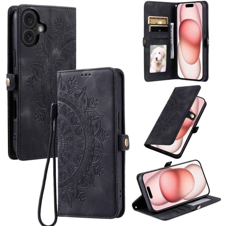 Skin Feel Totem Embossed Leather Phone Case, For iPhone 16 Plus, For iPhone 15, For iPhone 7 / 8 / SE 2022, For iPhone 13 Pro, For iPhone 12 Pro Max, For iPhone 11