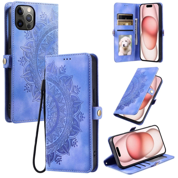 Skin Feel Totem Embossed Leather Phone Case, For iPhone 16 Plus, For iPhone 15, For iPhone 7 / 8 / SE 2022, For iPhone 13 Pro, For iPhone 12 Pro Max, For iPhone 11