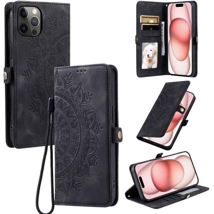 Skin Feel Totem Embossed Leather Phone Case, For iPhone 16 Plus, For iPhone 15, For iPhone 7 / 8 / SE 2022, For iPhone 13 Pro, For iPhone 12 Pro Max, For iPhone 11