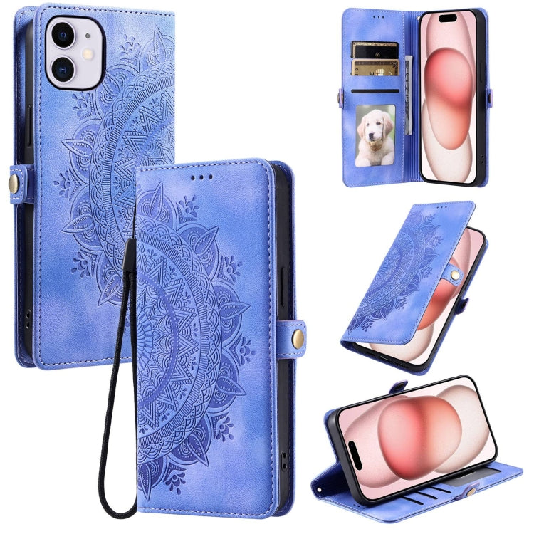 Skin Feel Totem Embossed Leather Phone Case, For iPhone 16 Pro Max, For iPhone 16 Pro, For iPhone 14 Plus, For iPhone 14 Pro Max, For iPhone 12 mini