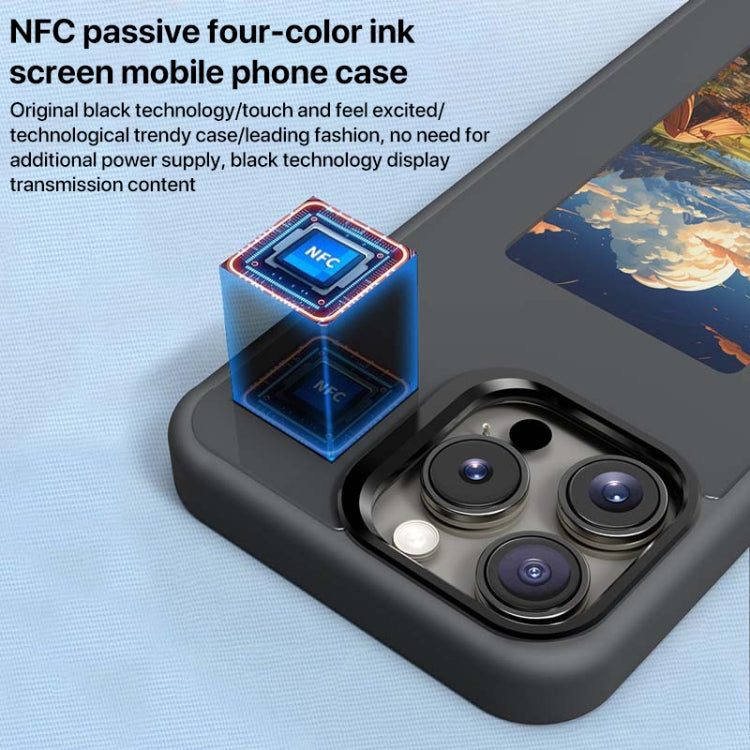 Four-Color E-ink Screen NFC DIY Phone Case, Series 1