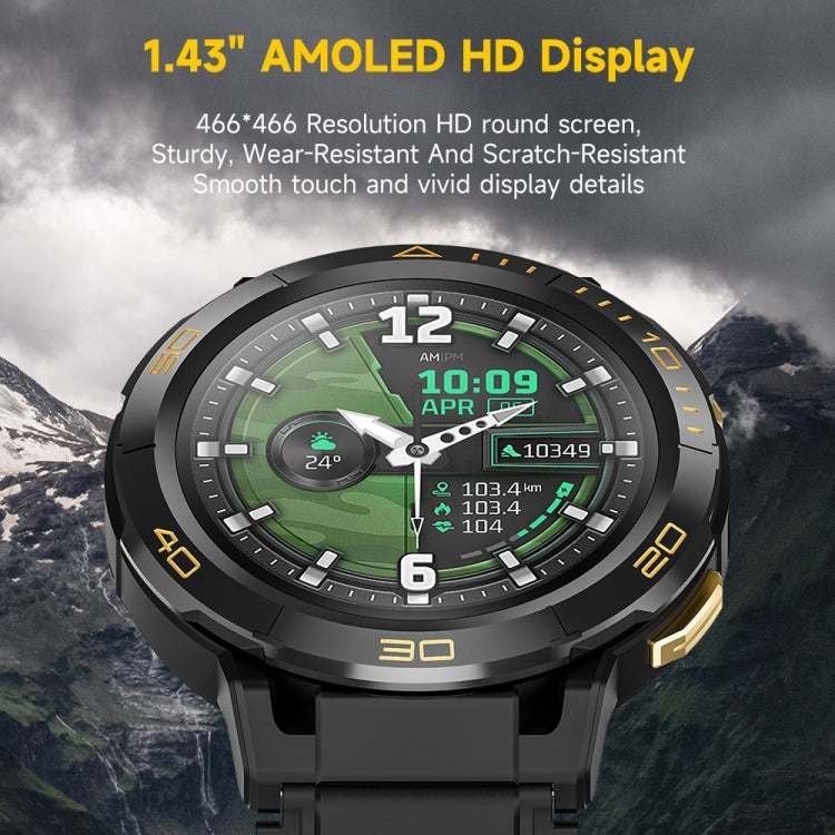 LEMFO Z1 1.43 inch AMOLED Screen Smart Watch, 4G Network Android 8.1, 4GB+64GB, Eurasian Version, 4GB+64GB