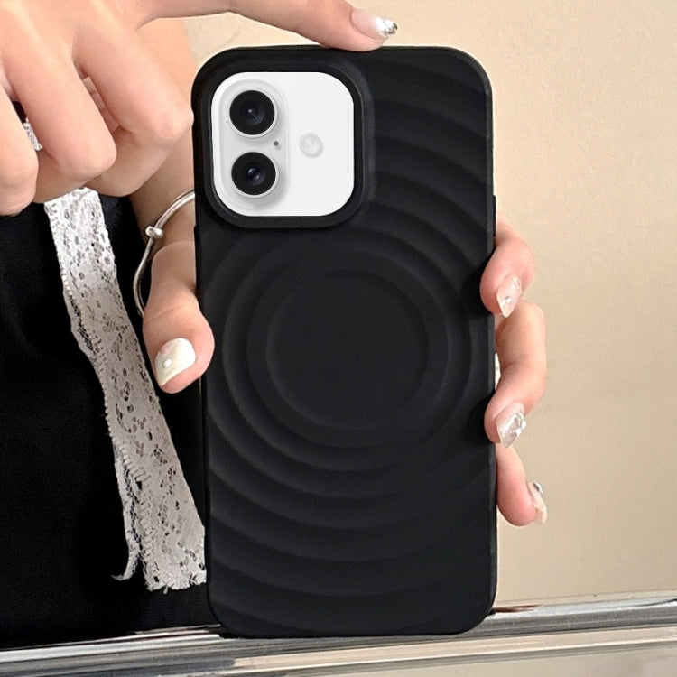 Frosted Wave Texture MagSafe Magnetic TPU Phone Case, For iPhone 16 Pro Max, For iPhone 16 Pro, For iPhone 16 Plus, For iPhone 16, For iPhone 15 Pro Max, For iPhone 15 Pro