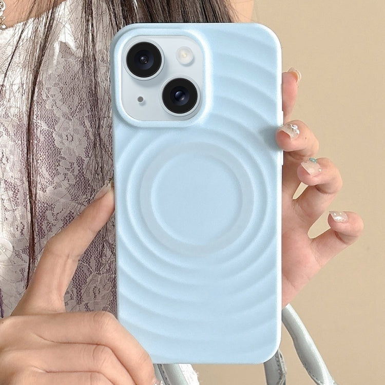 Frosted Wave Texture MagSafe Magnetic TPU Phone Case, Series 3