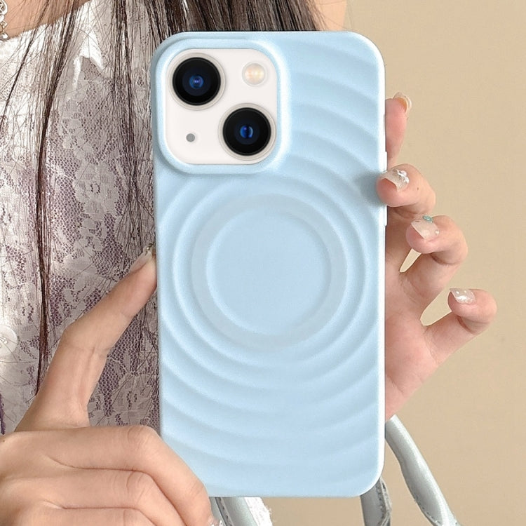 Frosted Wave Texture MagSafe Magnetic TPU Phone Case, Series 4