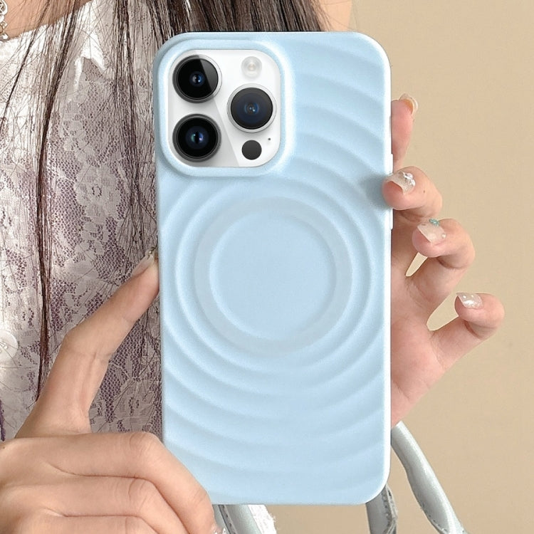 Frosted Wave Texture MagSafe Magnetic TPU Phone Case, Series 2