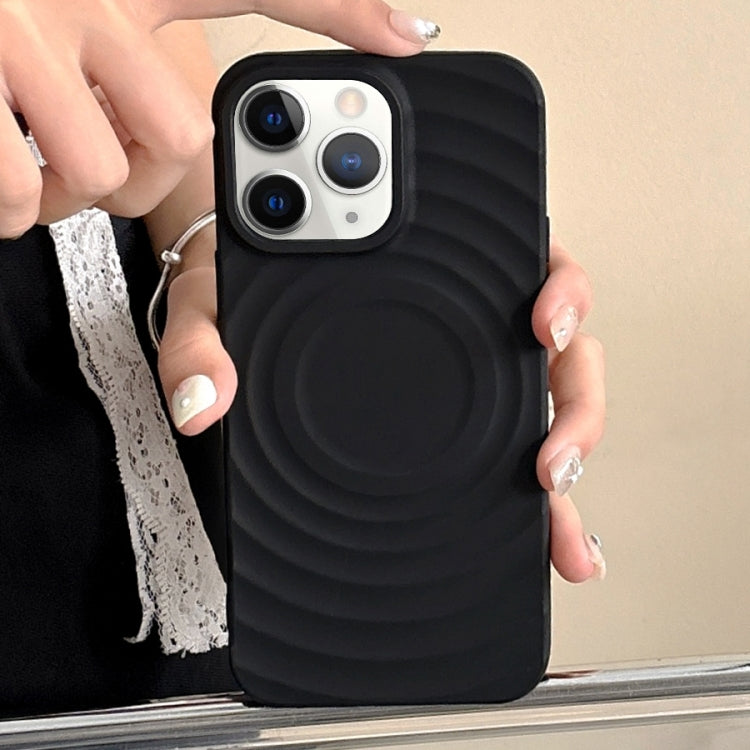 Frosted Wave Texture MagSafe Magnetic TPU Phone Case, Series 2