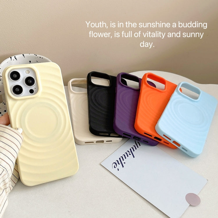 Frosted Wave Texture MagSafe Magnetic TPU Phone Case, For iPhone 11 Pro Max, For iPhone 11