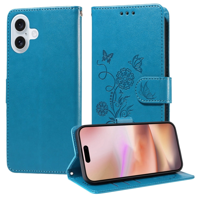 Embossed Butterfly Flowers Leather Phone Case, Series 1