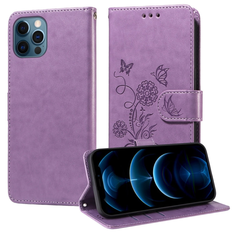 Embossed Butterfly Flowers Leather Phone Case, Series 3