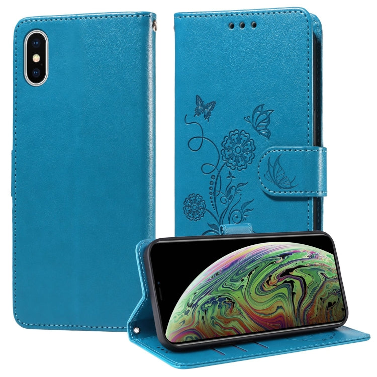 Embossed Butterfly Flowers Leather Phone Case, Series 2