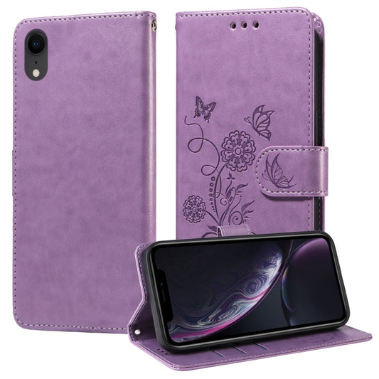 Embossed Butterfly Flowers Leather Phone Case, Series 1