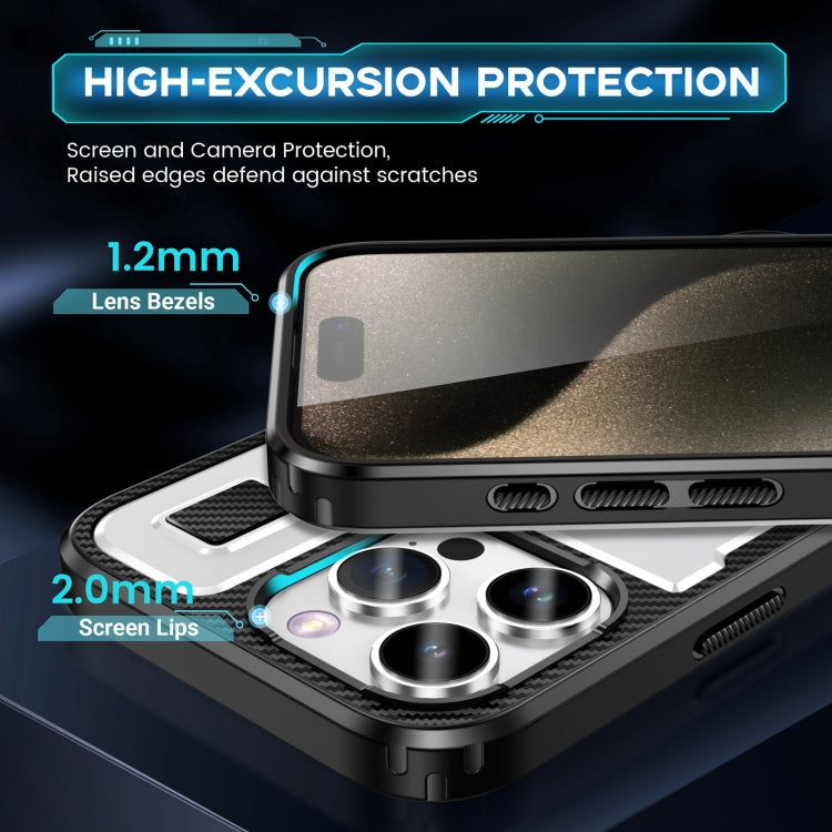 Ring Holder Carbon Fiber PC Hybrid TPU Phone Case, Series 5