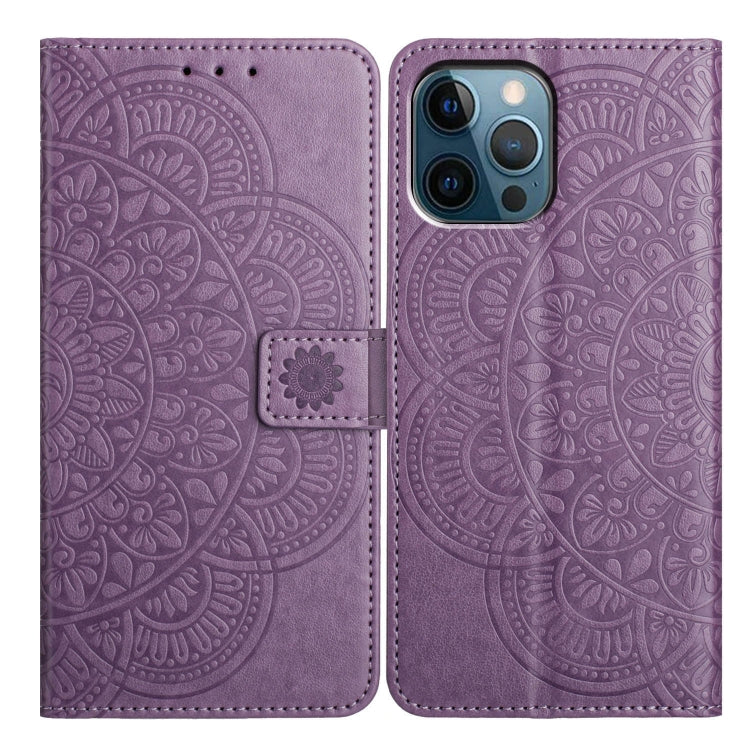 Flower Embossed Leather Phone Case