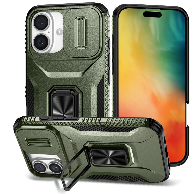 Sliding Camshield Holder Phone Case, For iPhone 16 Pro Max, For iPhone 16 Pro, For iPhone 16 Plus, For iPhone 16