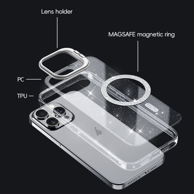 Shiny Shield MagSafe Lens Holder Phone Case, For iPhone 12, For iPhone 12 Pro Max, For iPhone 12 Pro, For iPhone 11 Pro Max, For iPhone 11