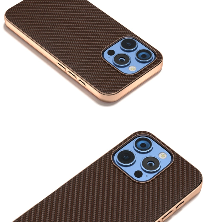 Nano Electroplating Carbon Fiber Texture Phone Case