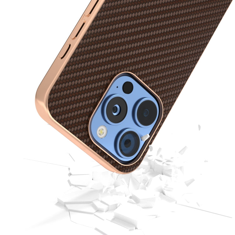 Nano Electroplating Carbon Fiber Texture Phone Case