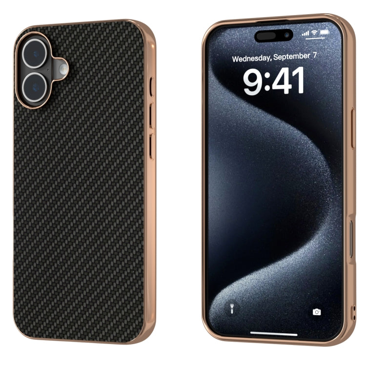 Nano Electroplating Carbon Fiber Texture Phone Case