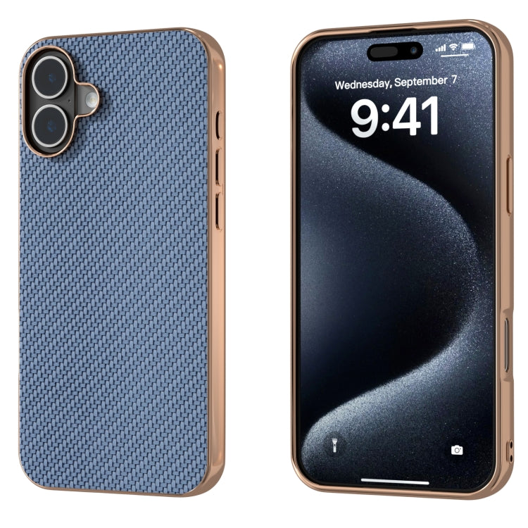 Nano Electroplating Carbon Fiber Texture Phone Case