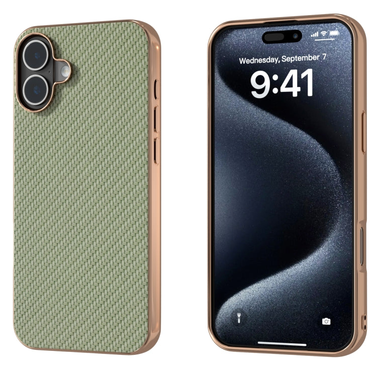 Nano Electroplating Carbon Fiber Texture Phone Case