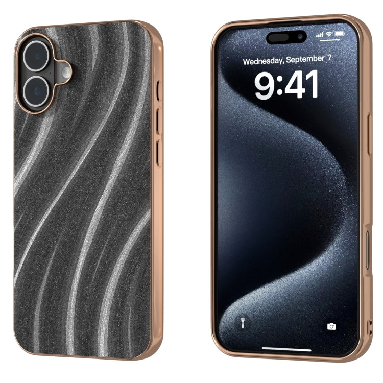 Nano Electroplating Galactic Pattern Protective Phone Case, For iPhone 16 Pro Max, For iPhone 16 Pro, For iPhone 16 Plus, For iPhone 16