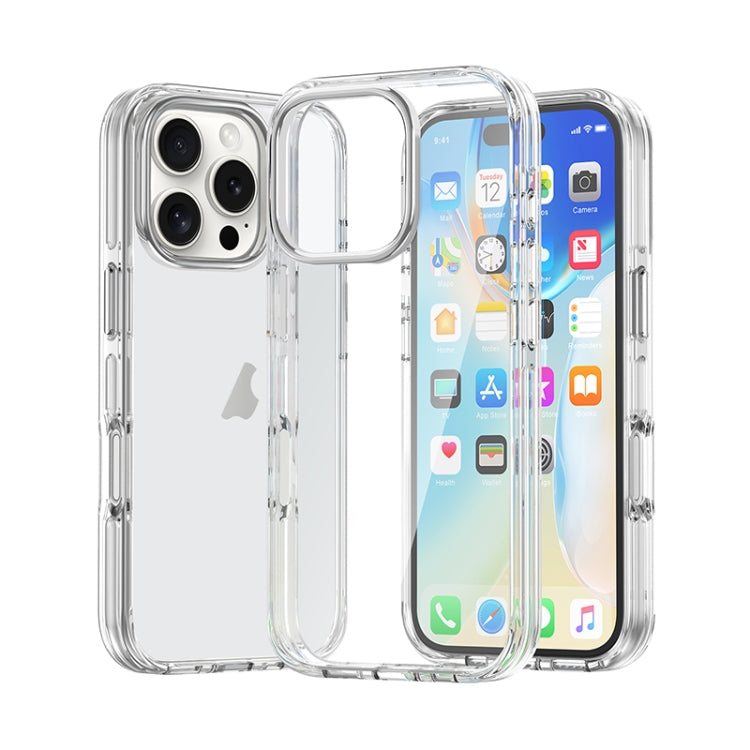 Metal Buttons PC Hybrid TPU Phone Case