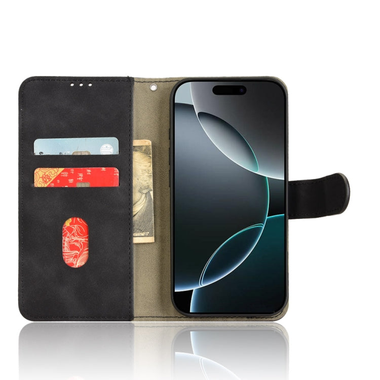 Skin Feel Magnetic Flip Leather Phone Case