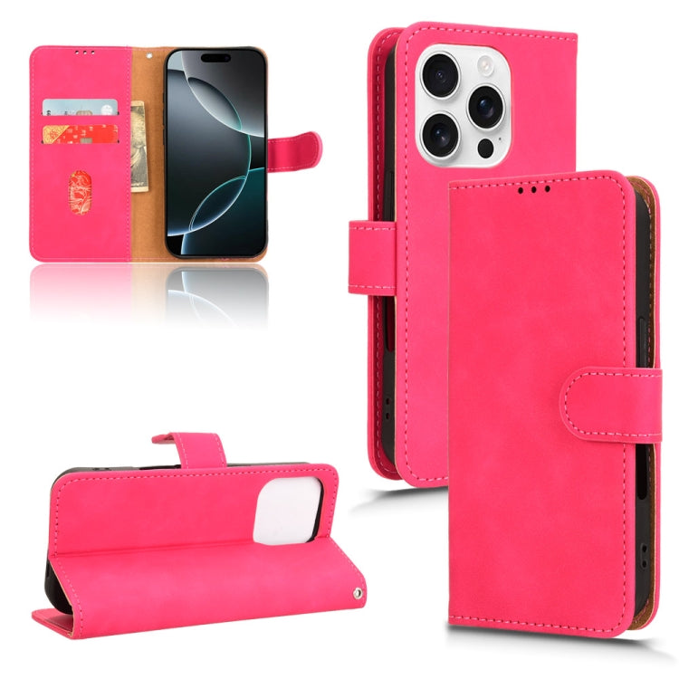 Skin Feel Magnetic Flip Leather Phone Case