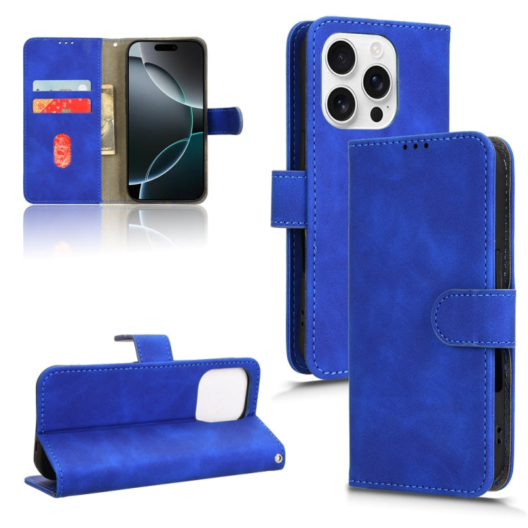 Skin Feel Magnetic Flip Leather Phone Case