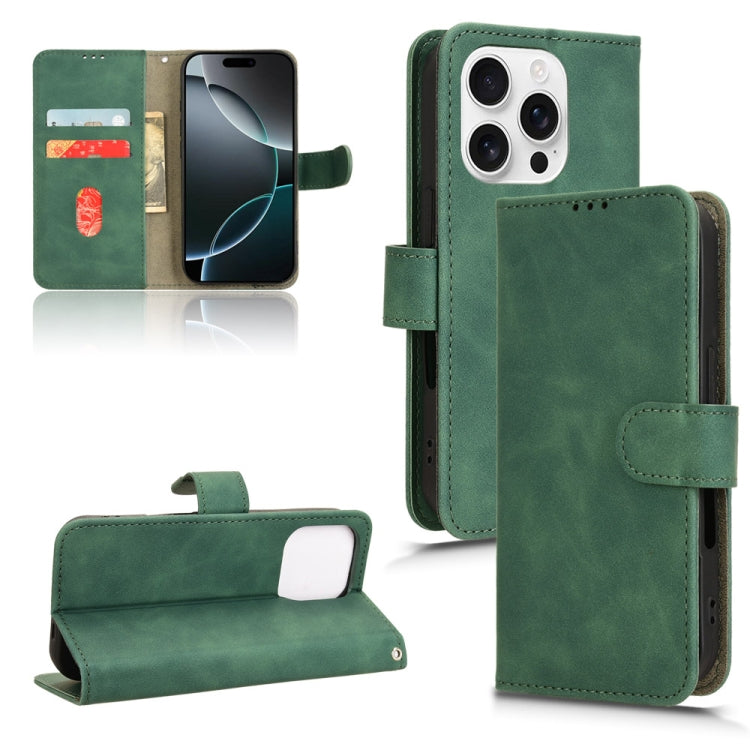 Skin Feel Magnetic Flip Leather Phone Case