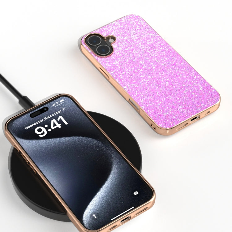 Electroplating Frame Colorful Glitter Phone Case, Series 1