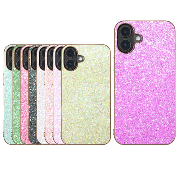 Electroplating Frame Colorful Glitter Phone Case, Series 1