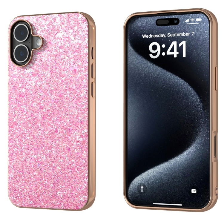 Electroplating Frame Colorful Glitter Phone Case, Series 1