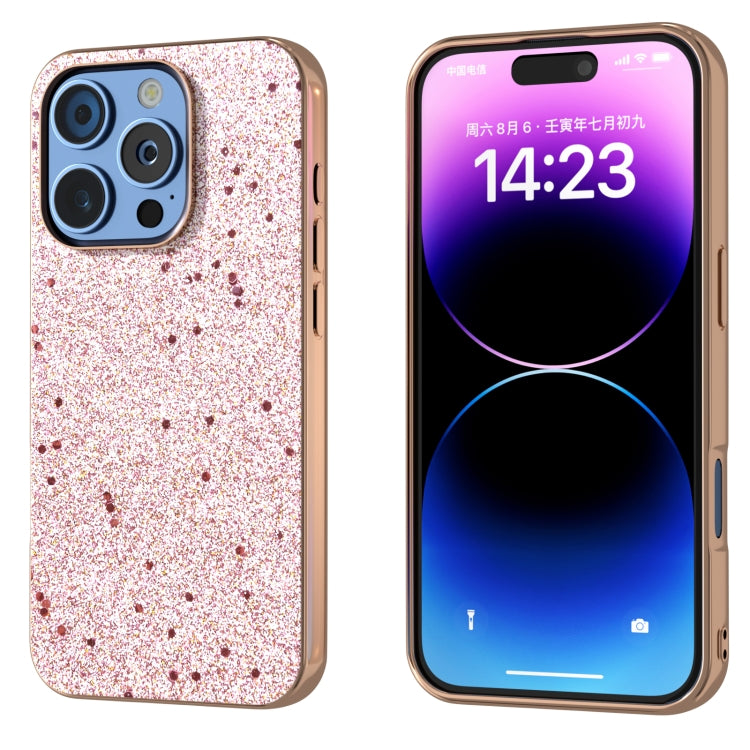 Electroplating Frame Glitter Shockproof Phone Case