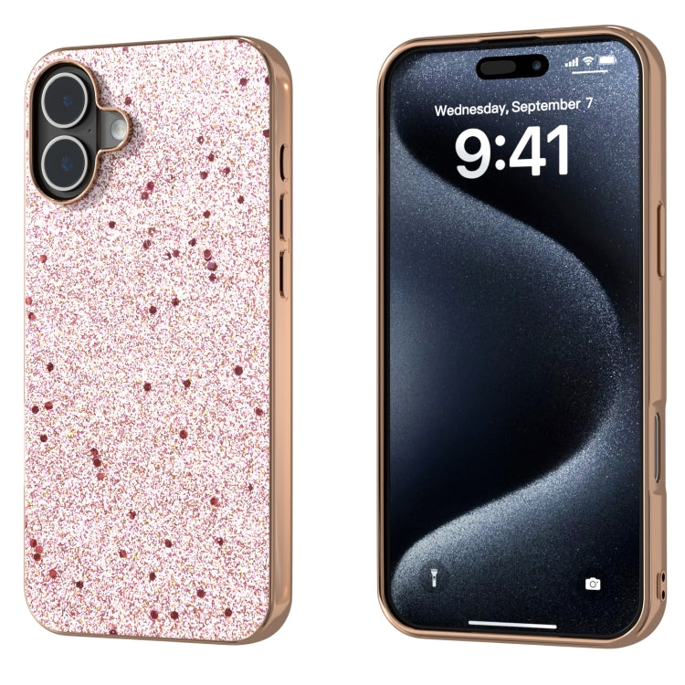 Electroplating Frame Glitter Shockproof Phone Case