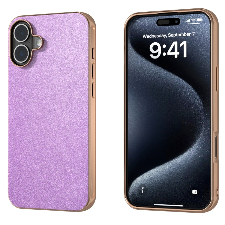 Electroplating Frame Glitter Shockproof Phone Case