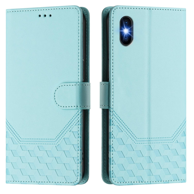 Honeycomb Embossing RFID Leather Phone Case, Series 3