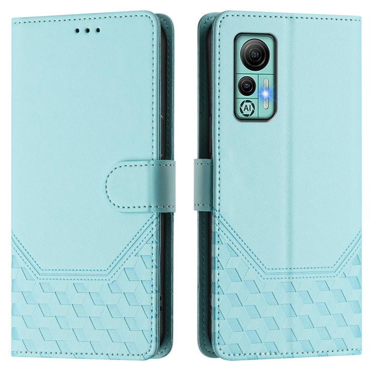 Honeycomb Embossing RFID Leather Phone Case