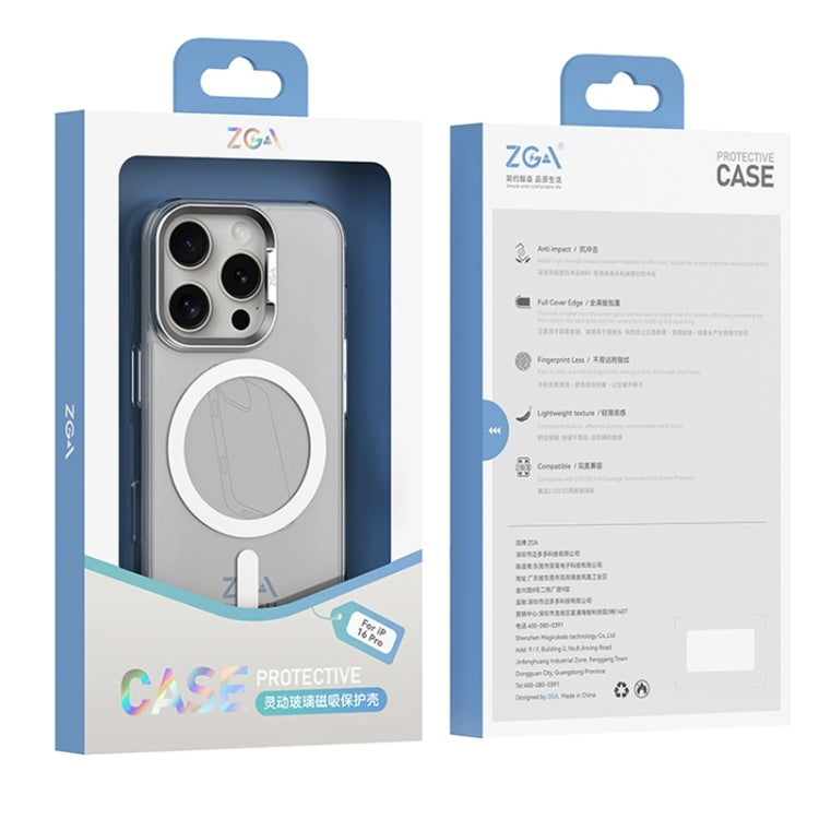 ZGA Magsafe Clear PC Tempered Glass Phone Case