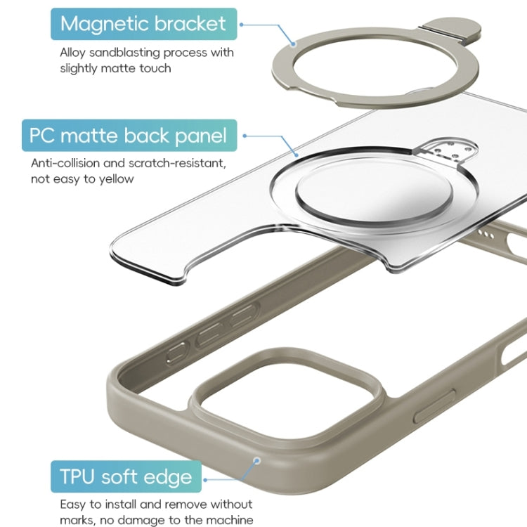 ZGA Magsafe Holder PC Hybrid TPU Phone Case