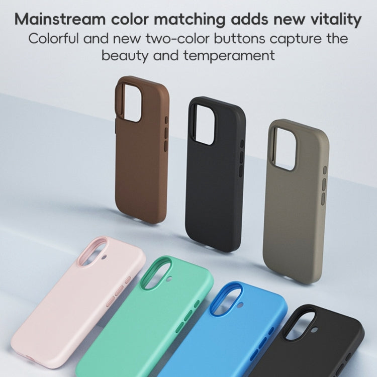 ZGA Colorful Liquid Silicone Magsafe Phone Case, For iPhone 16 Plus, For iPhone 16