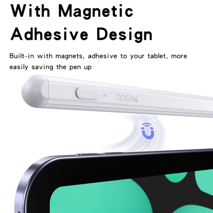 Yesido ST15 Anti-mistouch Magnetic Adhesive Active Universal Capacitive Stylus Pen