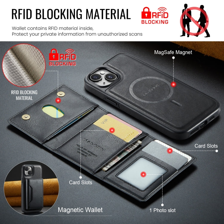 DG.MING MAGKING-K2 Series MagSafe RFID Card Bag Detachable Phone Case, Series 3