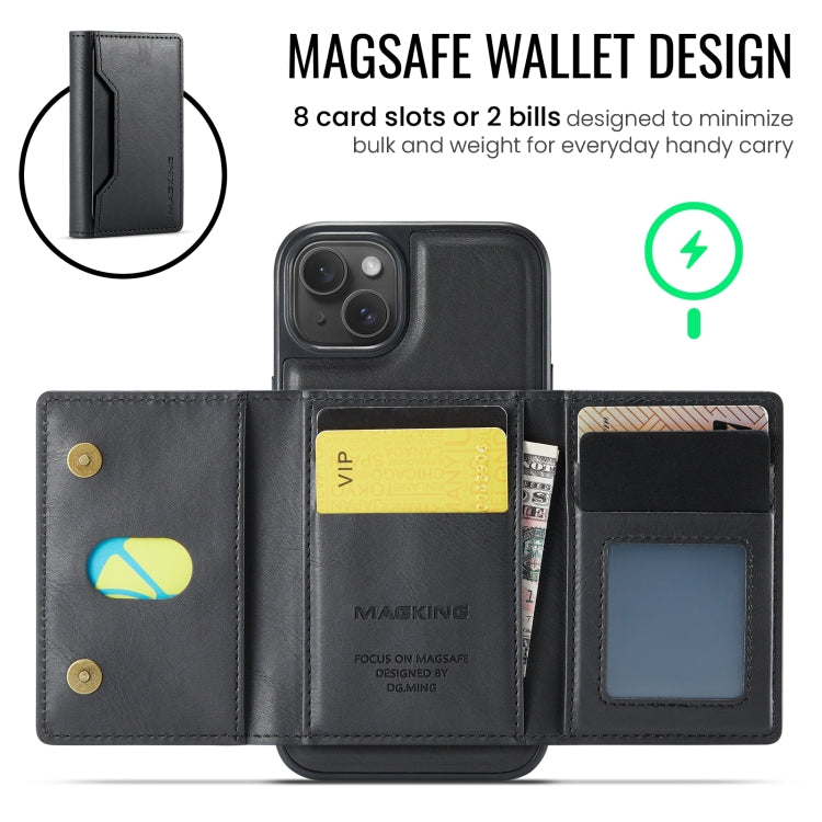 DG.MING MAGKING-K2 Series MagSafe RFID Card Bag Detachable Phone Case, Series 3